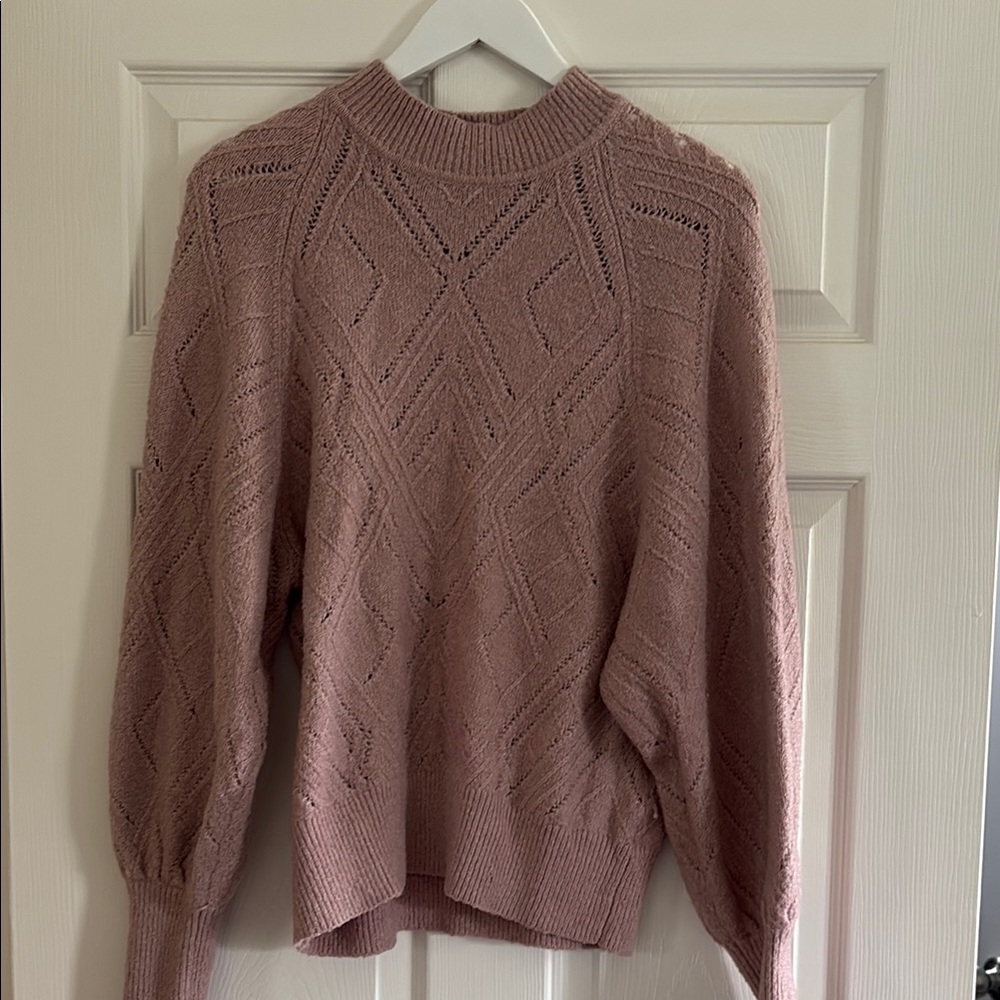 Express Mauve Turtleneck Sweater